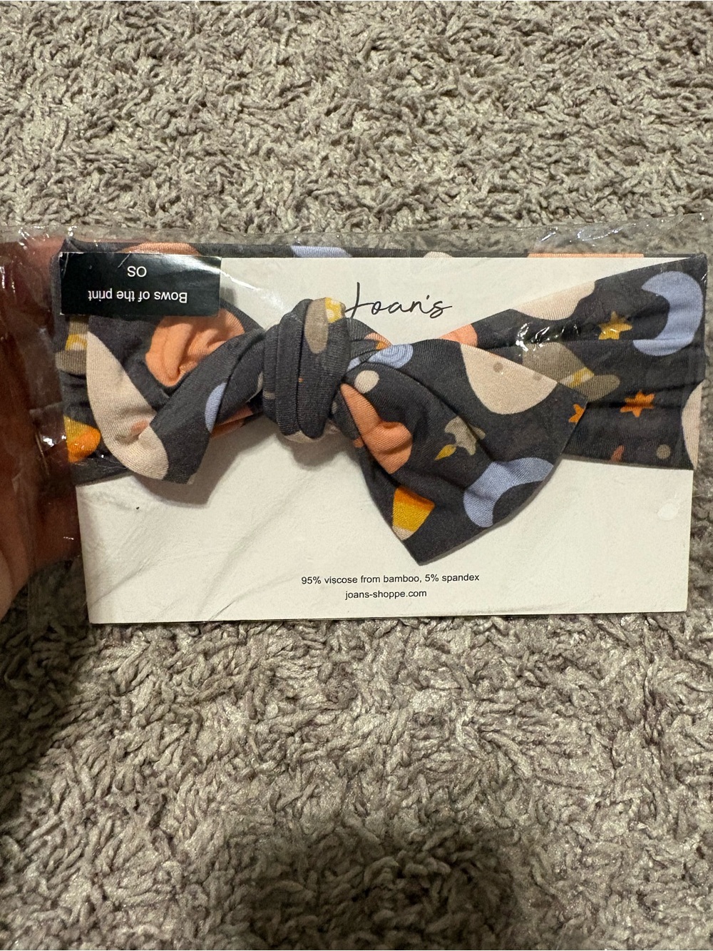 Bamboo Halloween Bow // infant